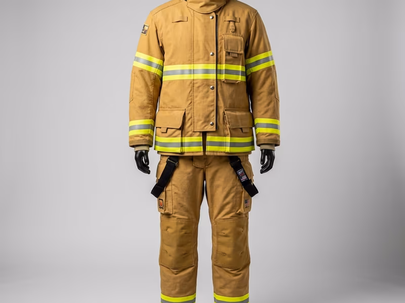 Traje estructural de protección para bombero